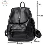 Women Vintage Leather Daypack