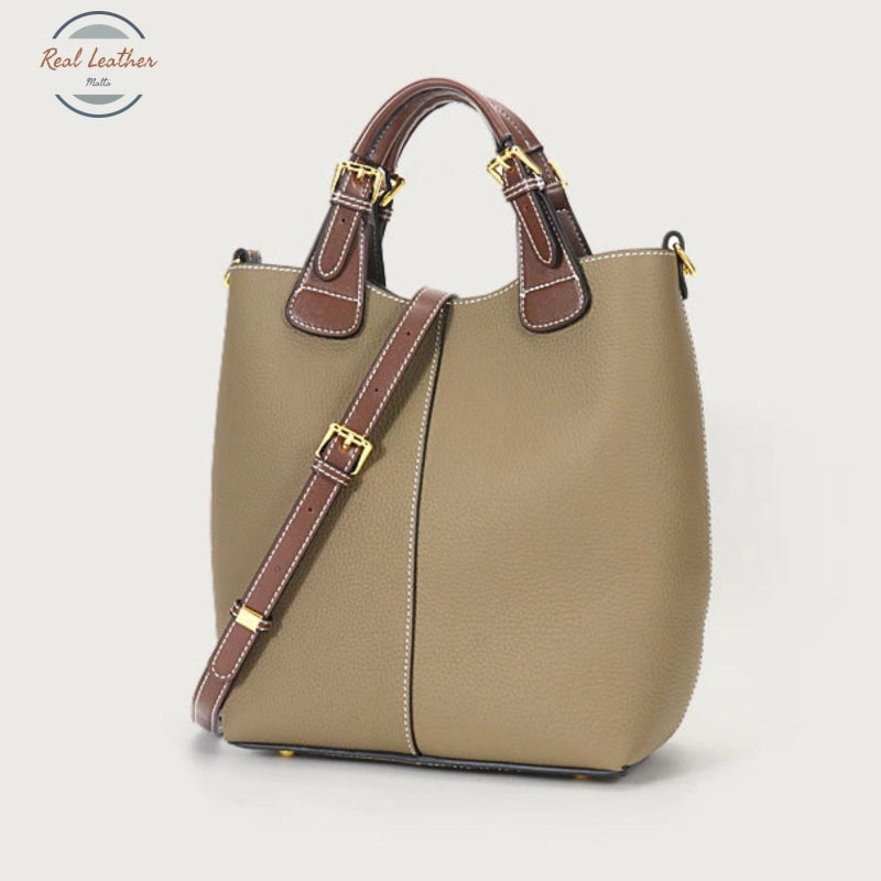 Womens Genuine Leather Shoulder Bag
