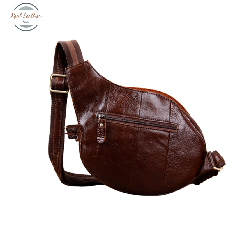 Womens Leather Leaf Shaped Crossbody Bag Bags