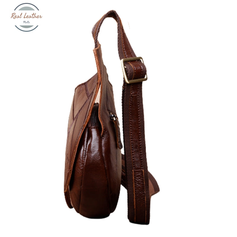 Womens Leather Leaf Shaped Crossbody Bag Bags