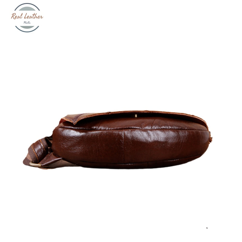 Womens Leather Leaf Shaped Crossbody Bag Bags